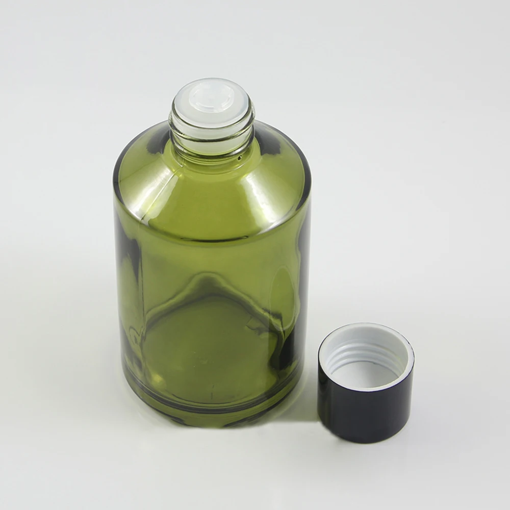 20pcs 200ml round light green lotion bottle with black screw cap and clear reducer, 200 ml cosmetic packaging for liquid cream
20pcs 200ml round light green lotion bottle with black screw cap and clear reducer, 200 ml cosmetic packaging for liquid cream