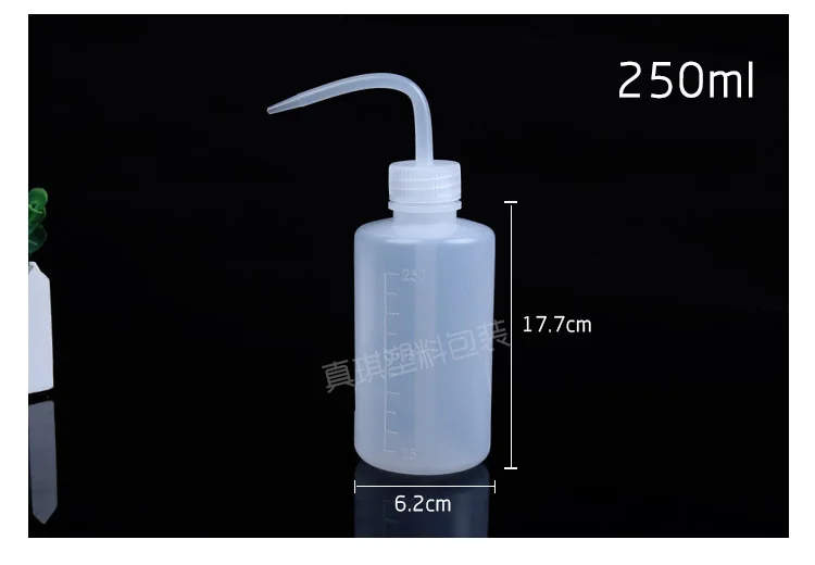 250ml plastic wash bottle with scale Curved mouth bottle Chemical laboratory supplies 5pcs
250ml plastic wash bottle with scale Curved mouth bottle Chemical laboratory supplies 5pcs