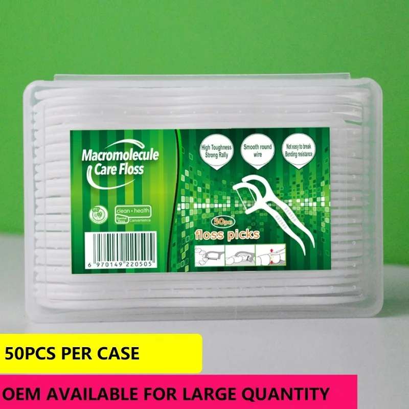 50pcs/30pcs Dental Floss Flosser Picks Teeth Toothpicks Stick Tooth Cleaner With Box Practical Health Hygiene Oral Care 7.5cm
50pcs/30pcs Dental Floss Flosser Picks Teeth Toothpicks Stick Tooth Cleaner With Box Practical Health Hygiene Oral Care 7.5cm