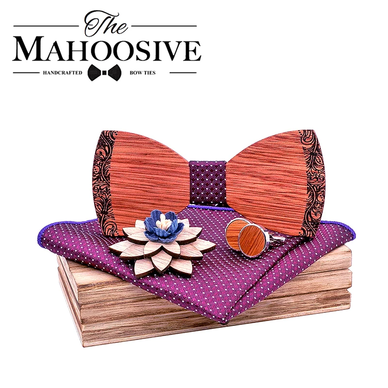flolar print Wood bow tie bowtie men vintage wood bow tie pocket square handkerchief cufflinks lapel flower brooch With box Set
flolar print Wood bow tie bowtie men vintage wood bow tie pocket square handkerchief cufflinks lapel flower brooch With box Set