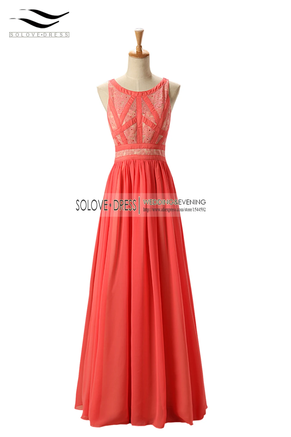 O-neck Sleevesless Lace Chiffon Evening Dress Floor-Length Elegant Beach Evening Gowns vestido longo festa noite (SL-E166)
O-neck Sleevesless Lace Chiffon Evening Dress Floor-Length Elegant Beach Evening Gowns vestido longo festa noite (SL-E166)