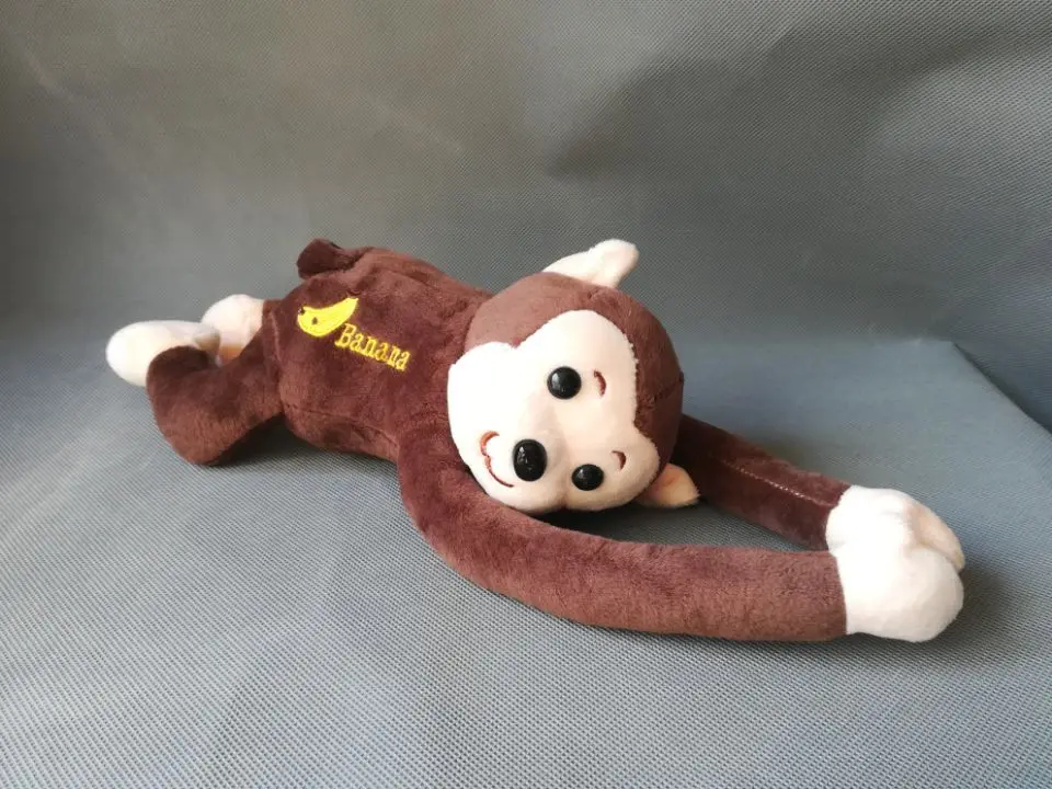 cute brown monkey plush toy prone monkey with long arms about 38cm soft doll kid's toy birthday gift h2024
cute brown monkey plush toy prone monkey with long arms about 38cm soft doll kid's toy birthday gift h2024