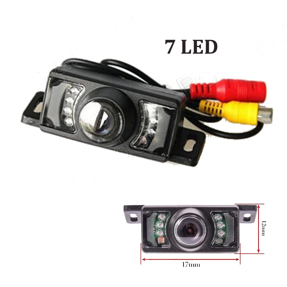 120 degree wide angle short License Plate Frame camera 7 LED infrared night vision Car Rear View reverse Camera
120 degree wide angle short License Plate Frame camera 7 LED infrared night vision Car Rear View reverse Camera