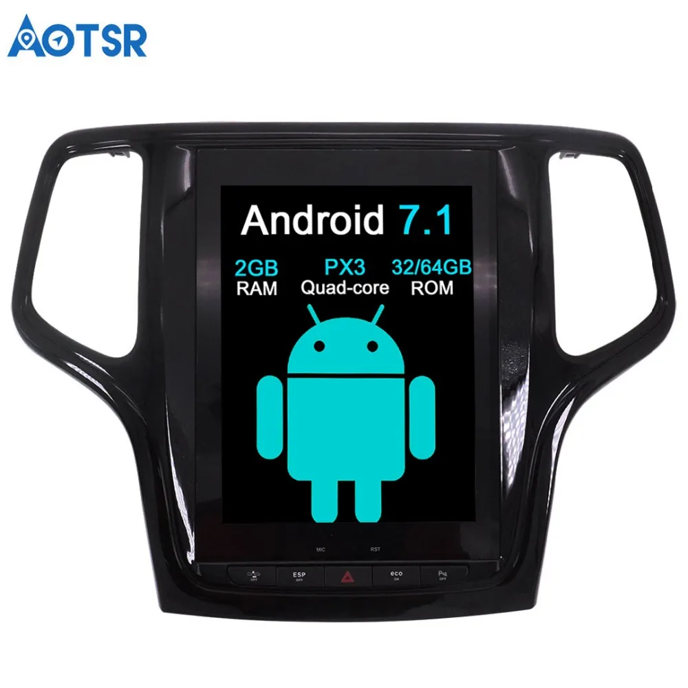 Автомобильный GPS-навигатор Aotsr Android 7,1 в стиле Тесла для JEEP Grand Cherokee 2014-2018, головное устройство, мультимедийный плеер без DVD-плеера
Автомобильный GPS-навигатор Aotsr Android 7,1 в стиле Тесла для JEEP Grand Cherokee 2014-2018, головное устройство, мультимедийный плеер без DVD-плеера