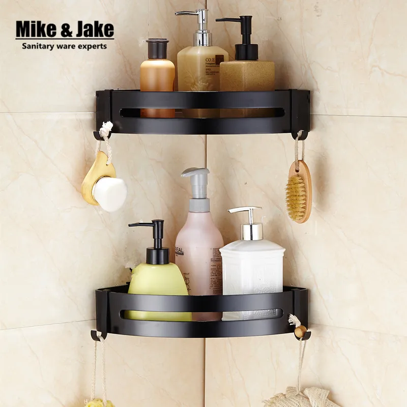 Black aluminum Bathroom corner shelf cosmetic rack with single lever bathroom rack shelf Households Rack bathroom corner shelf
Black aluminum Bathroom corner shelf cosmetic rack with single lever bathroom rack shelf Households Rack bathroom corner shelf
