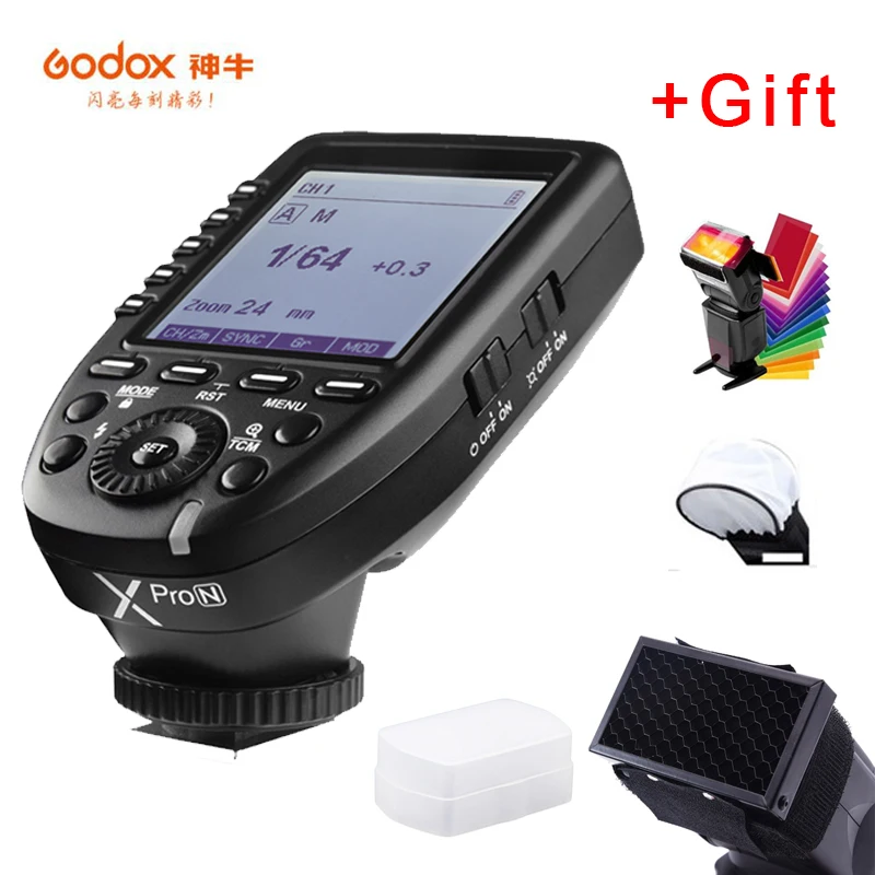 Godox Xpro-N i-TTL II 2.4G X System Wireless Control Remote Trigger with 3x X1R-N Controller Receiver Compatble for Nikon Flash
Godox Xpro-N i-TTL II 2.4G X System Wireless Control Remote Trigger with 3x X1R-N Controller Receiver Compatble for Nikon Flash