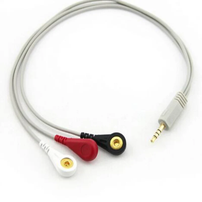 FREE SHIPPING ECG Cable DC3.5 Head a Special Headphone Plug Straight 3-Lead Wire Button Type for Holter Machine
FREE SHIPPING ECG Cable DC3.5 Head a Special Headphone Plug Straight 3-Lead Wire Button Type for Holter Machine
