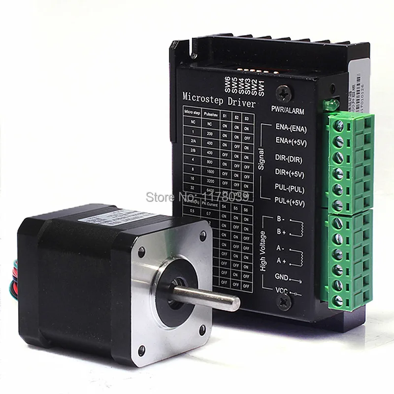 1.5A 42 stepper motor+4.0A stepper motor drive,Torque 0.55N.M Length 48MM 2 phase 42 stepper DC motor set,J17191
1.5A 42 stepper motor+4.0A stepper motor drive,Torque 0.55N.M Length 48MM 2 phase 42 stepper DC motor set,J17191