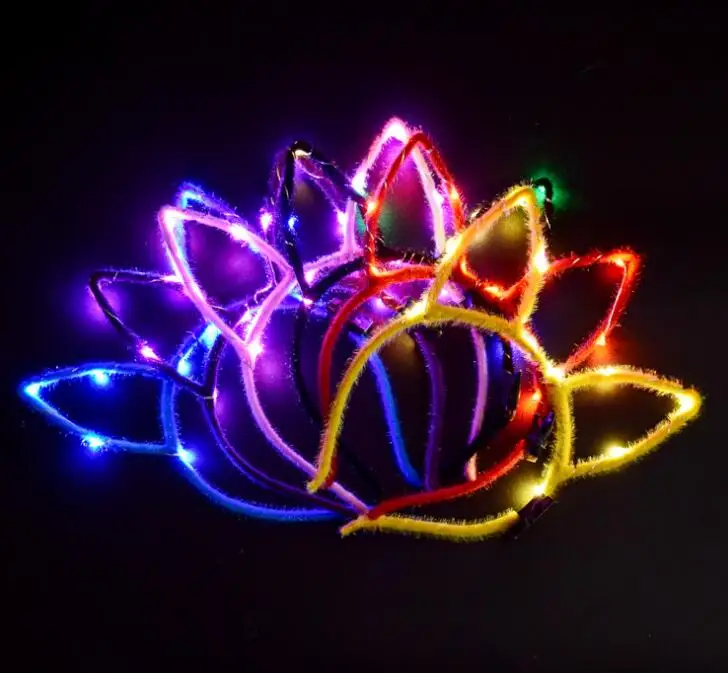 LED Light Up Glowing Rabbit Ear Headband Bunny Women Girl Flashing Headwear Easter Cosplay Dress Up Props Christmas Hairband
LED Light Up Glowing Rabbit Ear Headband Bunny Women Girl Flashing Headwear Easter Cosplay Dress Up Props Christmas Hairband