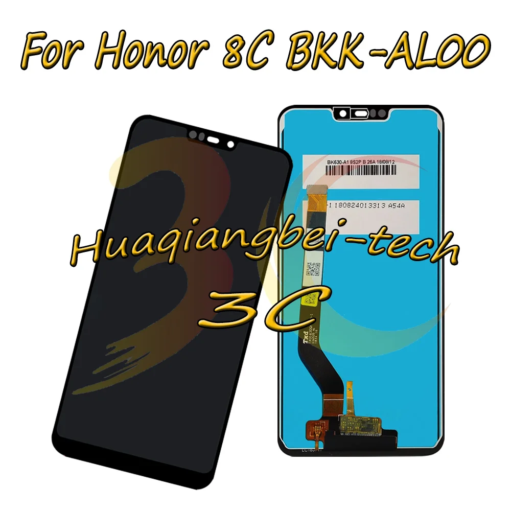 6.3'' New For Huawei Honor 8C BKK-AL00 BKK-L21 Full LCD DIsplay + Touch Screen Digitizer Assembly With Frame 100% Tested
6.3'' New For Huawei Honor 8C BKK-AL00 BKK-L21 Full LCD DIsplay + Touch Screen Digitizer Assembly With Frame 100% Tested