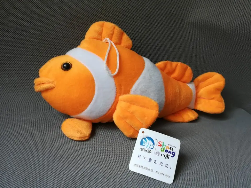 lovely cartoon clown fish plush toy about 33cm orange fish soft toy birthday gift h0941
lovely cartoon clown fish plush toy about 33cm orange fish soft toy birthday gift h0941