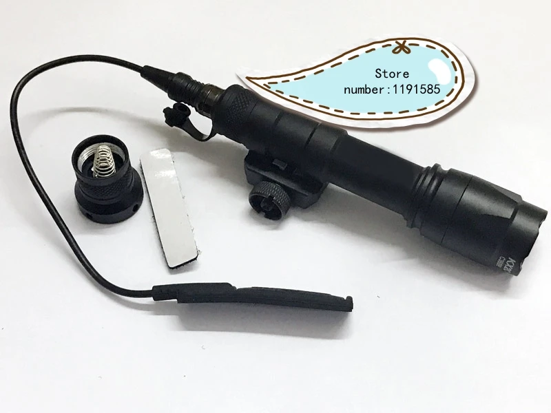 Tactical M600C Scout Light Rifle Weapon Flashlight LED Hunting Spotlight Constant and Momentary with Remote Pressure Switch
Tactical M600C Scout Light Rifle Weapon Flashlight LED Hunting Spotlight Constant and Momentary with Remote Pressure Switch