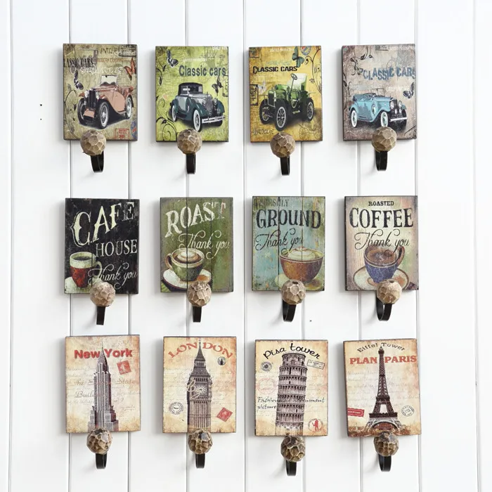 American country European retro clothing store cafe bar living room wall home decorative wood coat hooks
American country European retro clothing store cafe bar living room wall home decorative wood coat hooks