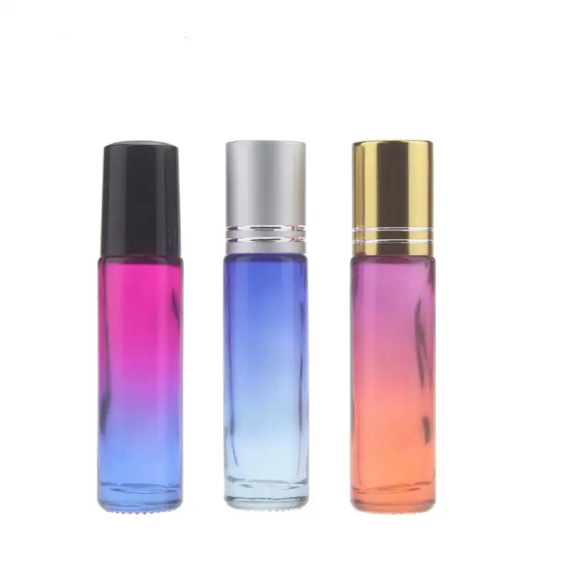 Wholesale 10ml Empty Glass Roller Roll on Bottles Essential Oil Refillable Bottle With Metal/Black Cap
Wholesale 10ml Empty Glass Roller Roll on Bottles Essential Oil Refillable Bottle With Metal/Black Cap