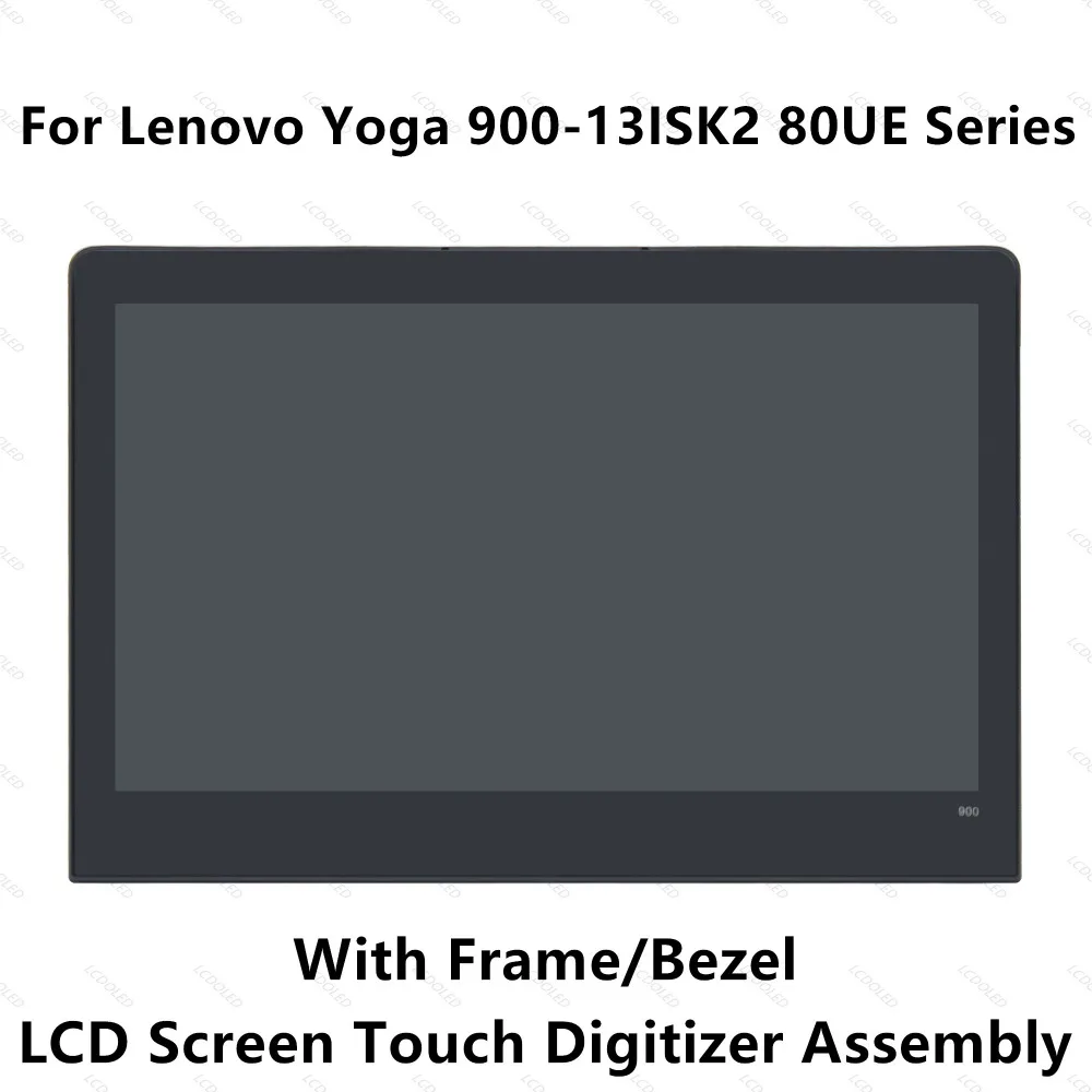 13.3'' Full LCD Display Panel Touch Screen Glass Digitizer Assembly with Bezel For Lenovo Yoga 900-13ISK2 80UE Series
13.3'' Full LCD Display Panel Touch Screen Glass Digitizer Assembly with Bezel For Lenovo Yoga 900-13ISK2 80UE Series