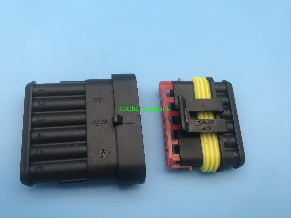 10 pcs Kit 6 Pin Way Waterproof Electrical Wire automotive Connector Plug for car with registered dj7061-1.5-11/21
10 pcs Kit 6 Pin Way Waterproof Electrical Wire automotive Connector Plug for car with registered dj7061-1.5-11/21