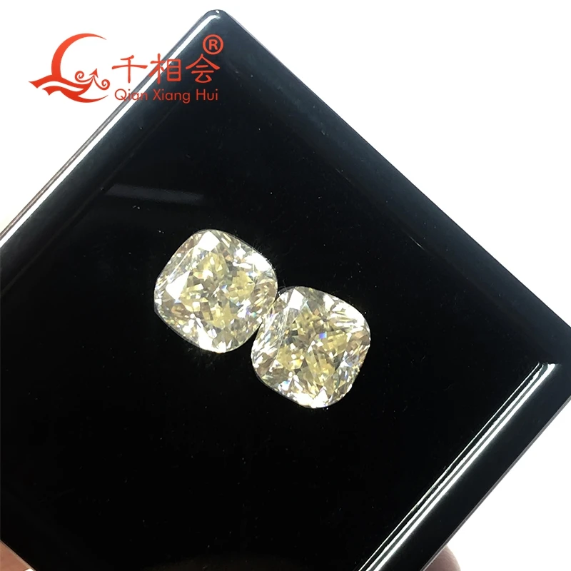 Light Yellow champagne Cushion Shaped Moissanite Diamond Cut Loose Stone for Jewelry Making Ideal Quality
Light Yellow champagne Cushion Shaped Moissanite Diamond Cut Loose Stone for Jewelry Making Ideal Quality