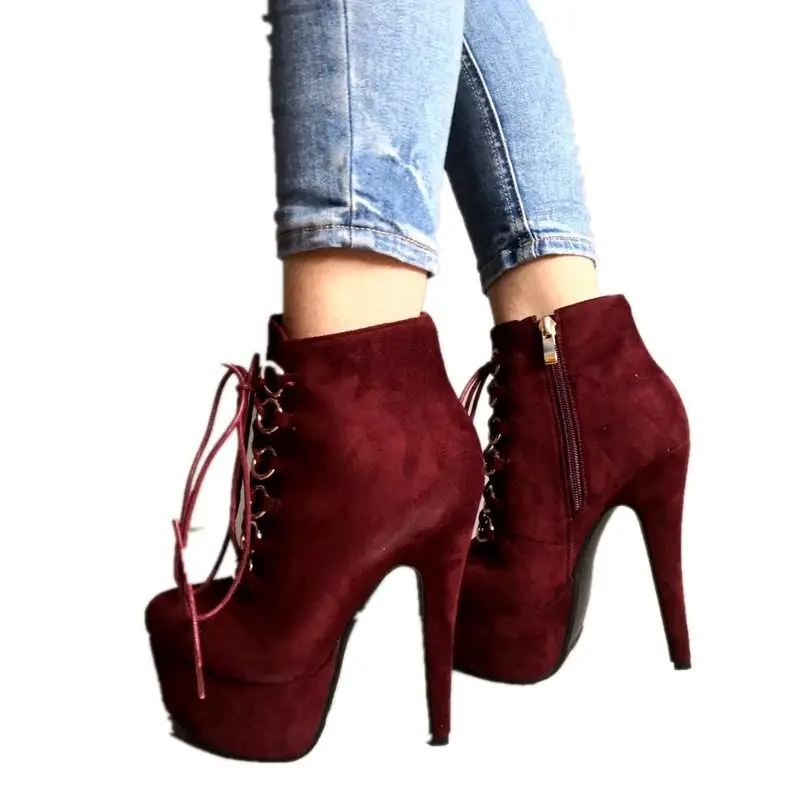 Sorbern Ankle Boots For Women High Spike Heels Zapatos Mujer 2019 Platform Boots Women Ladies Ankle Boots Plus Size
Sorbern Ankle Boots For Women High Spike Heels Zapatos Mujer 2019 Platform Boots Women Ladies Ankle Boots Plus Size