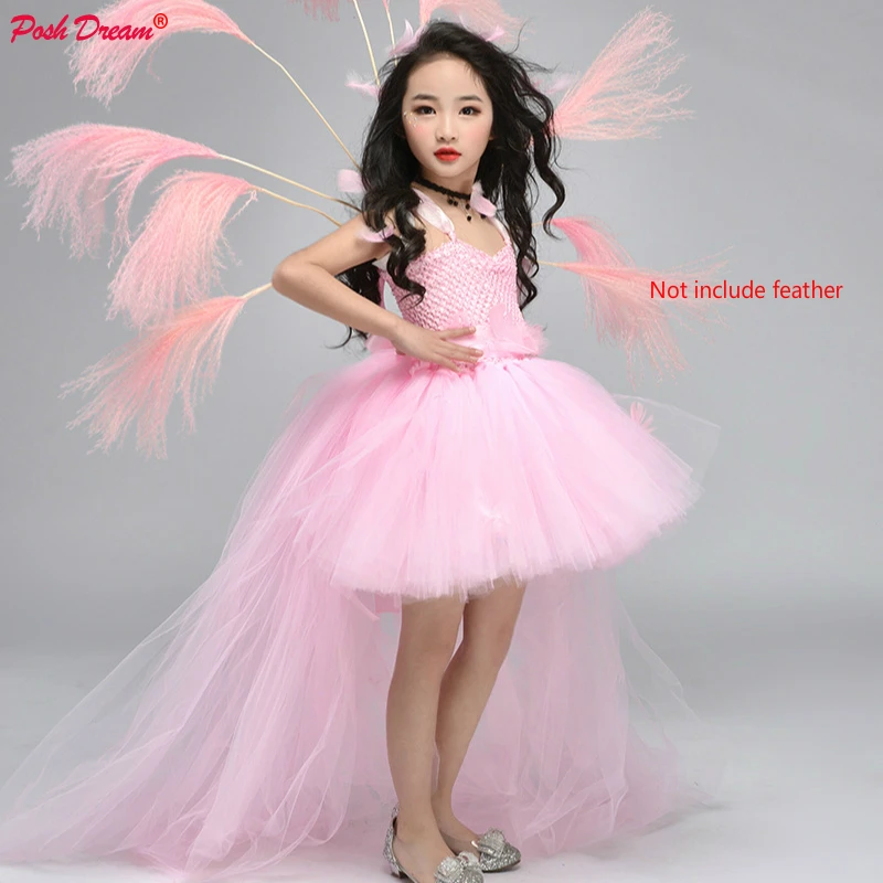 POSH DREAM Pink Girls Princess Evening Party Dresses with Train Tulle Light Pink Fairy Fashion Girls Birthday Wedding Tutu Dress
POSH DREAM Pink Girls Princess Evening Party Dresses with Train Tulle Light Pink Fairy Fashion Girls Birthday Wedding Tutu Dress