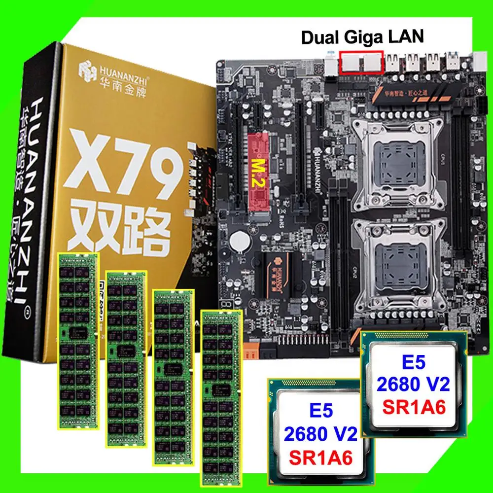 HUANANZHI X79-4D M.2 материнская плата со слотом с двойным процессором Intel Xeon E5 2680 V2 RAM 64G(4*16G) компьютерное оборудование DIY в продаже
HUANANZHI X79-4D M.2 материнская плата со слотом с двойным процессором Intel Xeon E5 2680 V2 RAM 64G(4*16G) компьютерное оборудование DIY в продаже