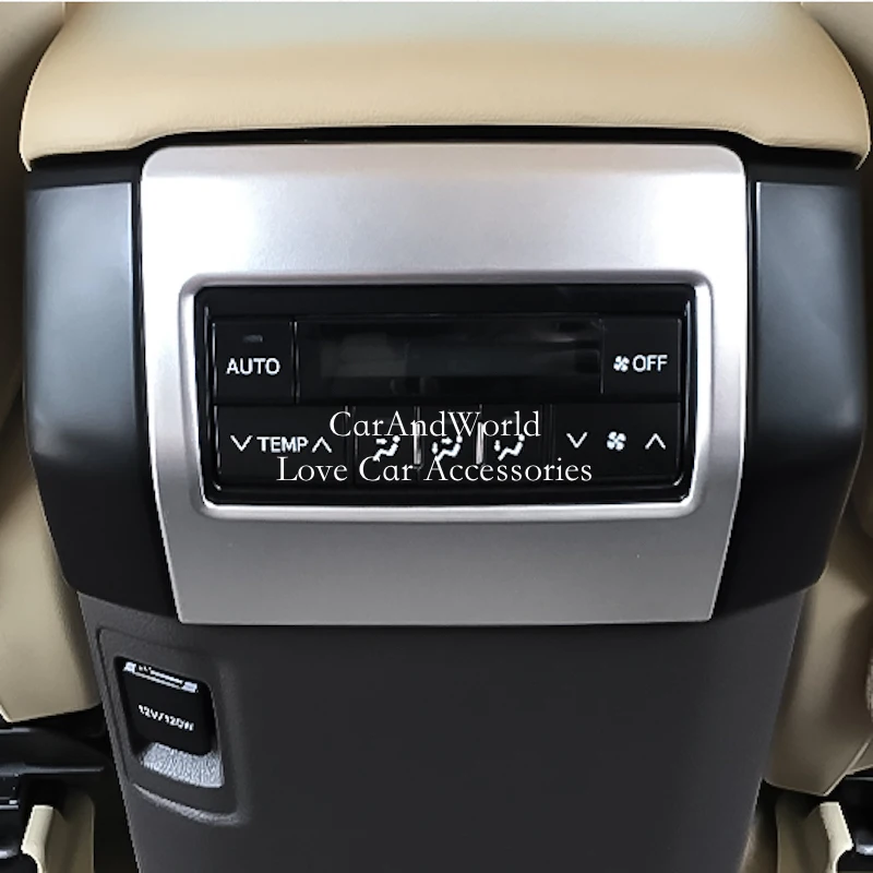 Для Toyota Land Cruiser Prado FJ150 LC150 2010-2017 задняя крышка вентиляционного отверстия кондиционера, хромированная накладка, аксессуар для стайлинга автомобиля
Для Toyota Land Cruiser Prado FJ150 LC150 2010-2017 задняя крышка вентиляционного отверстия кондиционера, хромированная накладка, аксессуар для стайлинга автомобиля