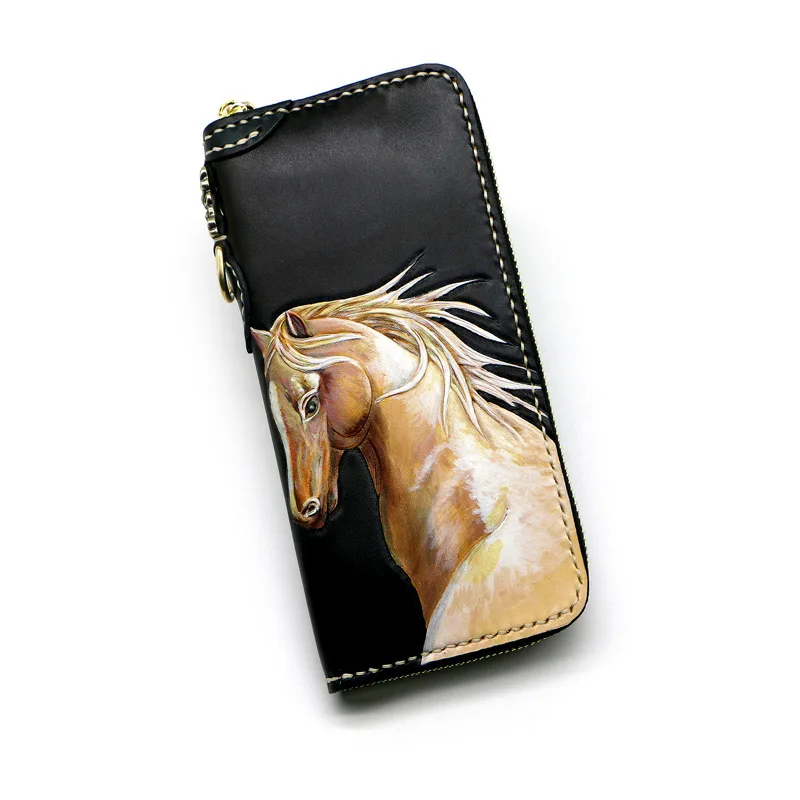 High-grade Handmade Wallets Bag Carving Fine Horse Purses Women Men Long Clutch Vegetable Tanned Leather Free Design Gifts
High-grade Handmade Wallets Bag Carving Fine Horse Purses Women Men Long Clutch Vegetable Tanned Leather Free Design Gifts