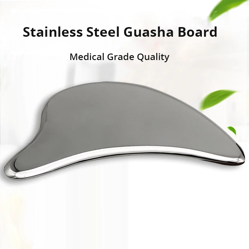 Stainless Steel Scraping Massage Tool Guasha Board Great Tools for SPA Firming Skin Shape Face Facial Body Guasha
Stainless Steel Scraping Massage Tool Guasha Board Great Tools for SPA Firming Skin Shape Face Facial Body Guasha