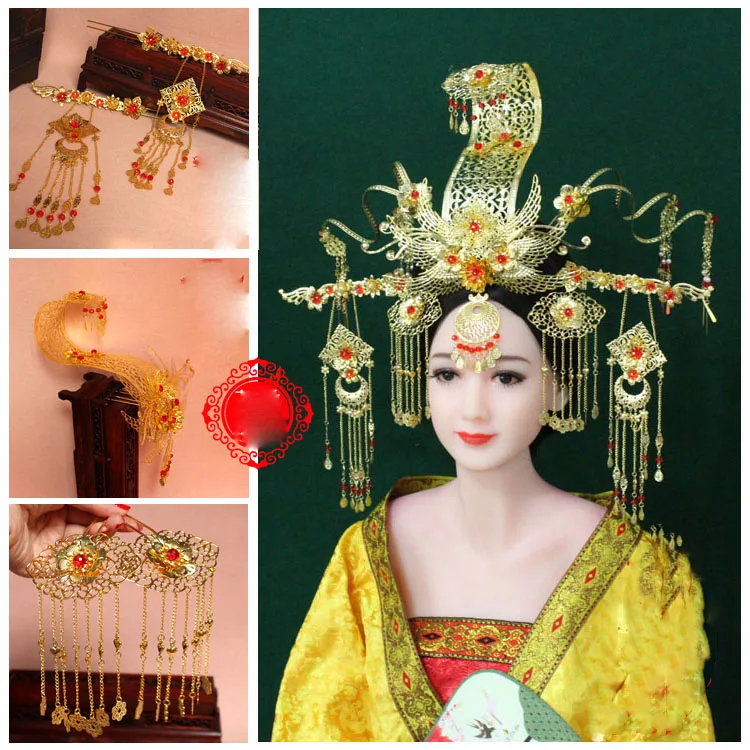 Multiple Way Big Phoenix Tassel Tiara Traditional Chinese Wedding Bride Phoenix Tiara Princess Hair Tiara Cosplay Photography
Multiple Way Big Phoenix Tassel Tiara Traditional Chinese Wedding Bride Phoenix Tiara Princess Hair Tiara Cosplay Photography