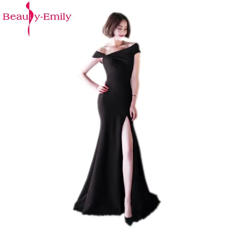 Женское вечернее платье-Русалка Beauty Emily, черное эластичное атласное платье с вырезом лодочкой, Длинные вечерние платья для выпускного вечера, 2020
Женское вечернее платье-Русалка Beauty Emily, черное эластичное атласное платье с вырезом лодочкой, Длинные вечерние платья для выпускного вечера, 2020