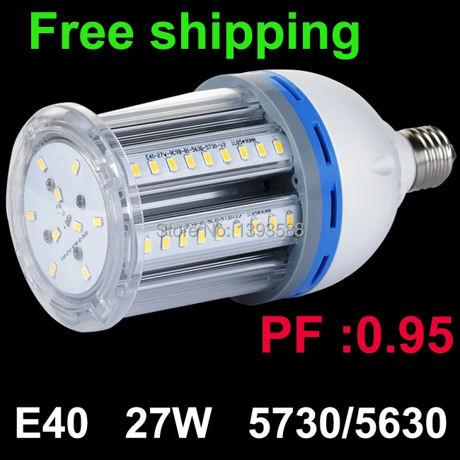 PF 0.95 e40 led high bay light lamp 27W 5730 5630smd 360 degree Warm|Cold White ac110v 220v 230v 240v 85v-265v 2pcs/lot
PF 0.95 e40 led high bay light lamp 27W 5730 5630smd 360 degree Warm|Cold White ac110v 220v 230v 240v 85v-265v 2pcs/lot