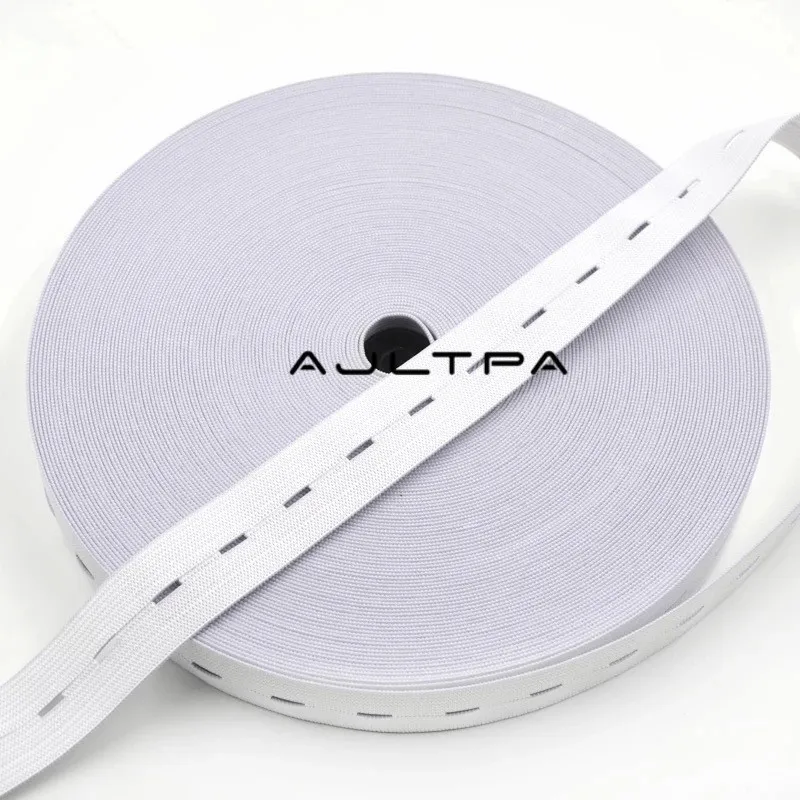 300M 20mm Adjustable Button Hole Elastic Band Baby Maternity Pants Waist Rubber Bands DIY Sewing Clothing Accessories H77728
300M 20mm Adjustable Button Hole Elastic Band Baby Maternity Pants Waist Rubber Bands DIY Sewing Clothing Accessories H77728