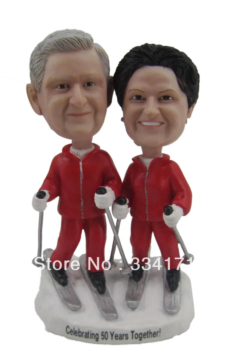 Personalized bobblehead doll skinning wedding gift Chrismas gift wedding decoration polyresin Doll Custom doll
Personalized bobblehead doll skinning wedding gift Chrismas gift wedding decoration polyresin Doll Custom doll