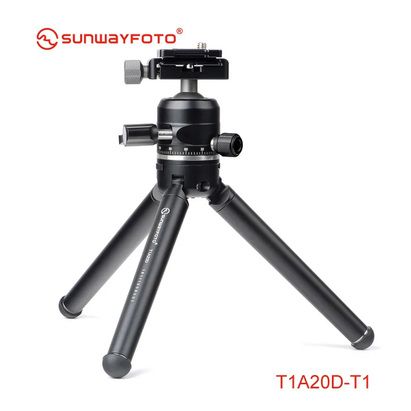 SUNWAYFOTO T1A20D-T Professional Mini Tripod for Camera Stand Para Movil Tripodes Dslr & Phone Accessories with Ballhead & Quick
SUNWAYFOTO T1A20D-T Professional Mini Tripod for Camera Stand Para Movil Tripodes Dslr & Phone Accessories with Ballhead & Quick