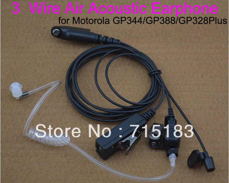 Headphone 3 Wire Clear Air Tube Headsets Acoustic Earphone Earpiece for Motorola GP344 GP388 GP328Plus GP338Plus portable radio
Headphone 3 Wire Clear Air Tube Headsets Acoustic Earphone Earpiece for Motorola GP344 GP388 GP328Plus GP338Plus portable radio