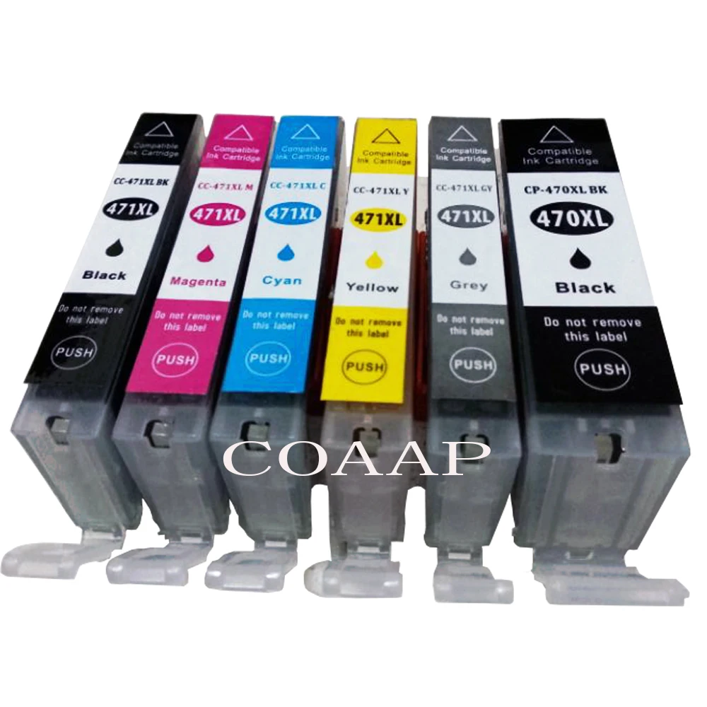 Чернильные картриджи для принтеров canon PIXMA MG5740, MG8640, TS5040, TS6040, 6 шт. в упаковке, PGI470, CLI471, PGI-470BK, BK/C/M/Y/GY
Чернильные картриджи для принтеров canon PIXMA MG5740, MG8640, TS5040, TS6040, 6 шт. в упаковке, PGI470, CLI471, PGI-470BK, BK/C/M/Y/GY