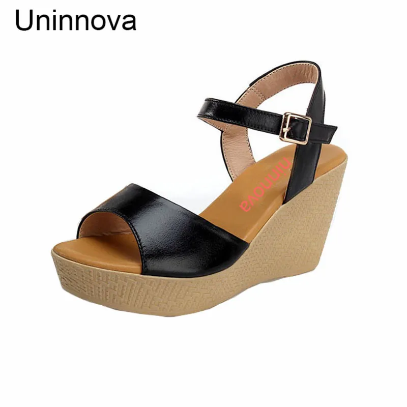 Women's Genuine Leather Ankle Wrap Wedge Sandals for Summer Shoes Light Comfortable Casual Footwear Uninnova WSA075
Women's Genuine Leather Ankle Wrap Wedge Sandals for Summer Shoes Light Comfortable Casual Footwear Uninnova WSA075