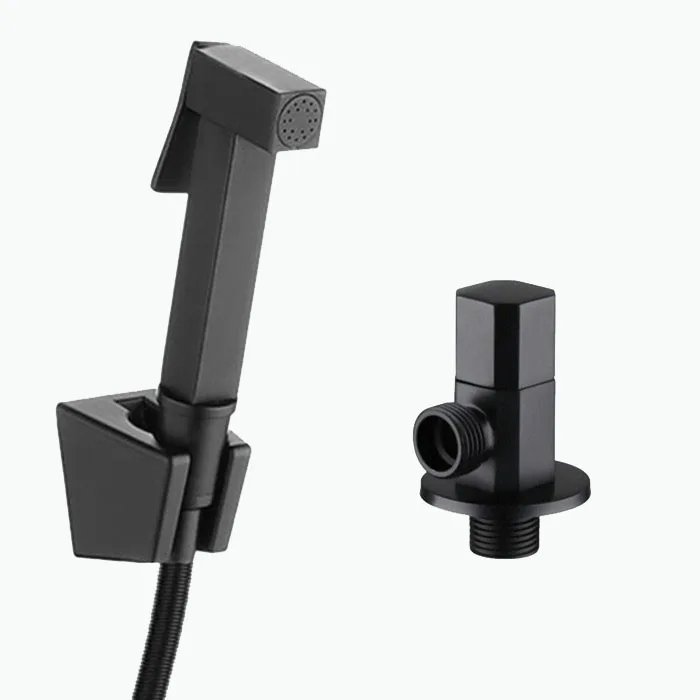 black angle valve and Toilet Bidet square Sprayer Washing Shower Head Flusher Flushing Clean Bidet black brass spray BD777
black angle valve and Toilet Bidet square Sprayer Washing Shower Head Flusher Flushing Clean Bidet black brass spray BD777