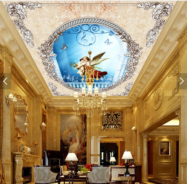 Custom ceiling wallpaper. Beautiful romantic angel for the living room hotel dining room ceiling wall waterproof vinyl wallpaper
Custom ceiling wallpaper. Beautiful romantic angel for the living room hotel dining room ceiling wall waterproof vinyl wallpaper