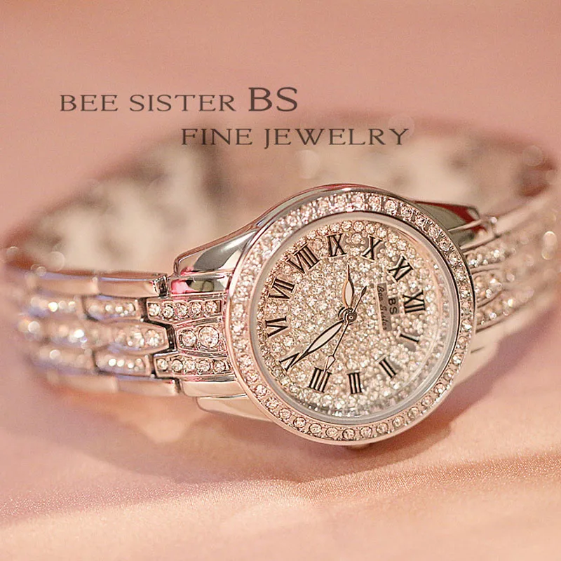 Luxury Crystal Watches Fashion Casual Ladies Women Quartz Watch Women Bracelet Rhinestone Female Wristwatches Relogio Masculino
Luxury Crystal Watches Fashion Casual Ladies Women Quartz Watch Women Bracelet Rhinestone Female Wristwatches Relogio Masculino