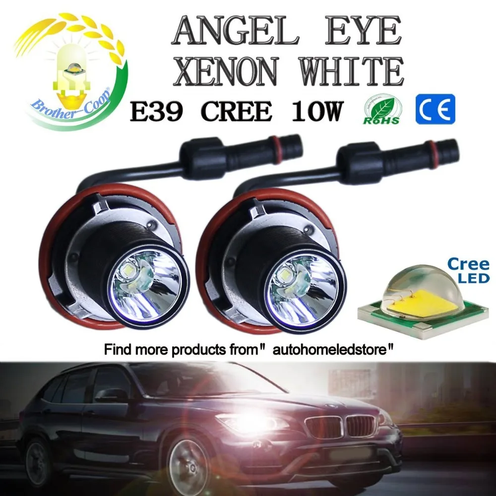 Комплект из 2 предметов E39 10 Вт белый Ангел глаз кольцо для BMW E60 M5 X5 E53 E63 E64 E65 E66 X3 E87
Комплект из 2 предметов E39 10 Вт белый Ангел глаз кольцо для BMW E60 M5 X5 E53 E63 E64 E65 E66 X3 E87