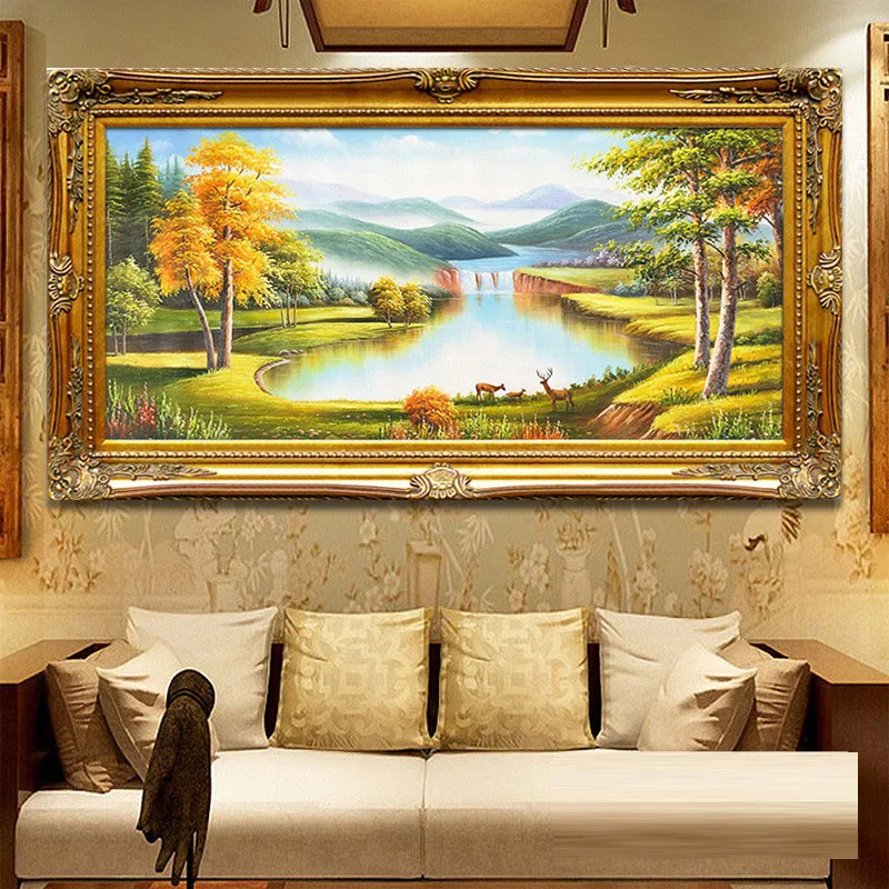 EECAMAIL Living Room Diamond Painting Full Diamonds European Landscape Deer Damond Cross Stitch Diamond Embroidery
EECAMAIL Living Room Diamond Painting Full Diamonds European Landscape Deer Damond Cross Stitch Diamond Embroidery