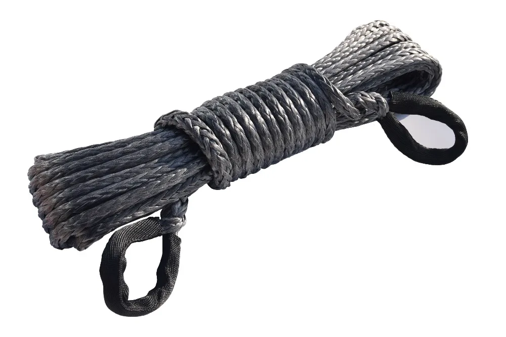 Grey 3/8" * 50ft Winch Rope Extension,10mm ATV Winch Cable, Synthetic Rope,Offroad Rope for Winches
Grey 3/8" * 50ft Winch Rope Extension,10mm ATV Winch Cable, Synthetic Rope,Offroad Rope for Winches