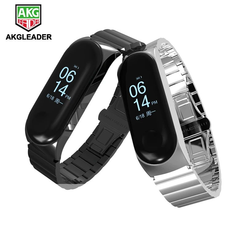 Ремешок для часов Xiaomi Mi band 3, металлический, стальной, с застежкой-бабочкой
Ремешок для часов Xiaomi Mi band 3, металлический, стальной, с застежкой-бабочкой