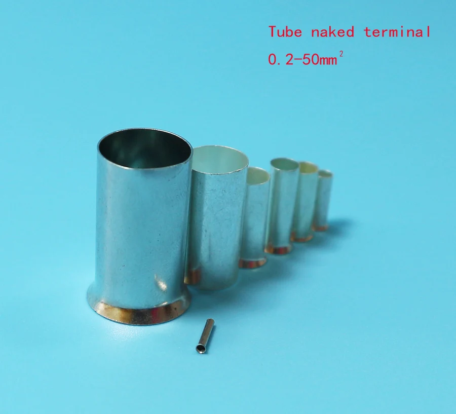 50PCS EN35-16/35-25 Tube Naked Terminal Bootlace Cooper Ferrules kit set Wire Copper Crimp Connector Insulated Cord Pin
50PCS EN35-16/35-25 Tube Naked Terminal Bootlace Cooper Ferrules kit set Wire Copper Crimp Connector Insulated Cord Pin