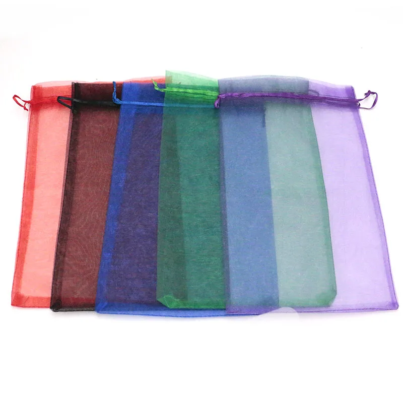 Wholesale 500Pcs Organza Gift Bags Adjustable Drawstring Jewelry Pouches Large Gauze Bag Wedding Christmas Candy Packing 20x30cm
Wholesale 500Pcs Organza Gift Bags Adjustable Drawstring Jewelry Pouches Large Gauze Bag Wedding Christmas Candy Packing 20x30cm