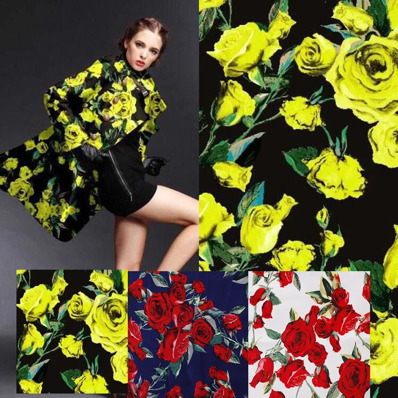 Good,130cm Wide,Vintage Clothing Dress Fabric,Leaves Rose Flower Printed,Slightly Elastic,Sewing Material,100% Cotton Fabric
Good,130cm Wide,Vintage Clothing Dress Fabric,Leaves Rose Flower Printed,Slightly Elastic,Sewing Material,100% Cotton Fabric
