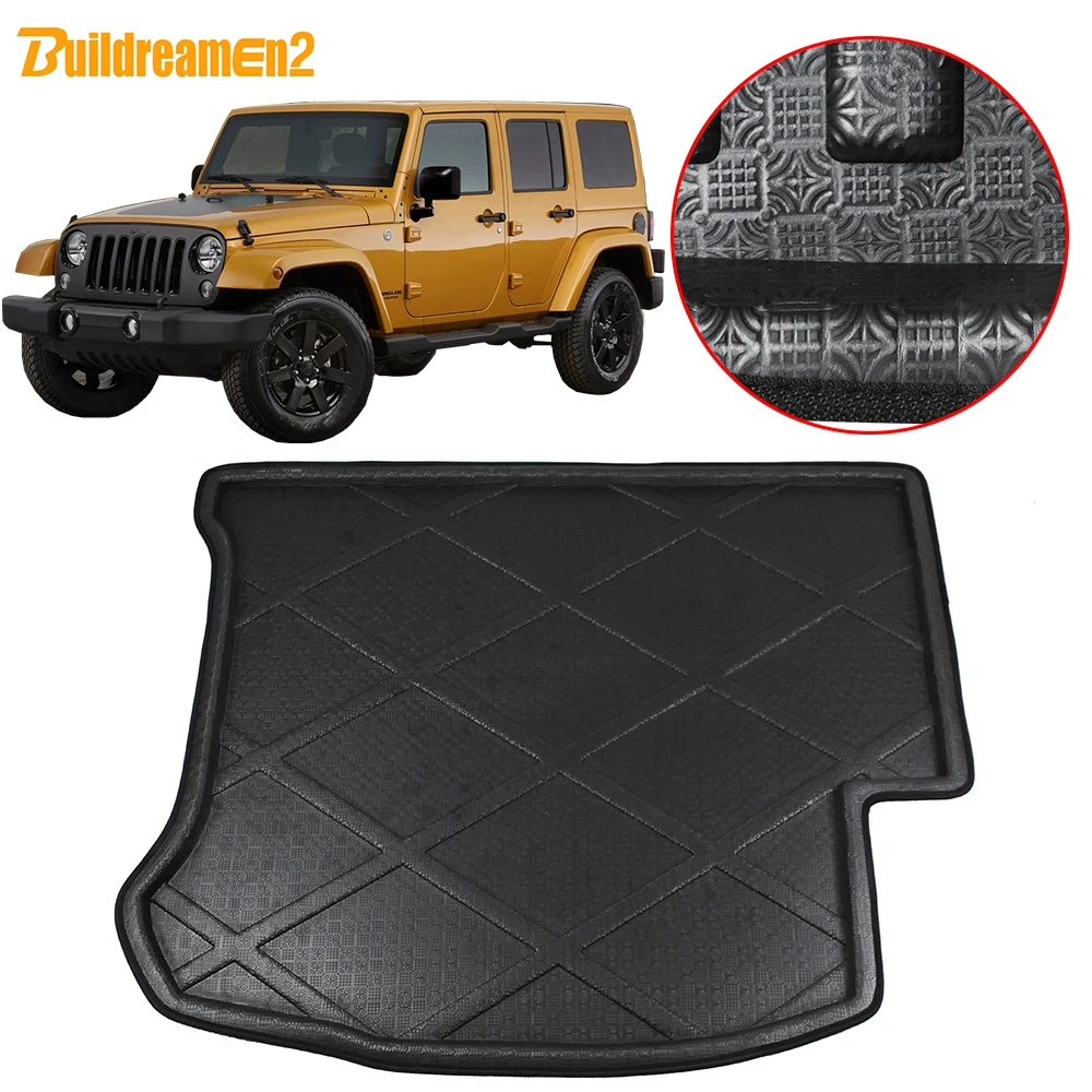 Buildreamen2 для Jeep Wrangler, 4-дверный автомобильный коврик в багажник, подставка для багажника, лоток, защита ковра на полу
Buildreamen2 для Jeep Wrangler, 4-дверный автомобильный коврик в багажник, подставка для багажника, лоток, защита ковра на полу