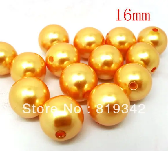 Free Shipping 16mm Acrylic Pearl Beads Golden 100pcs/lot For Chunky Jewelry Necklaces Beads
Free Shipping 16mm Acrylic Pearl Beads Golden 100pcs/lot For Chunky Jewelry Necklaces Beads