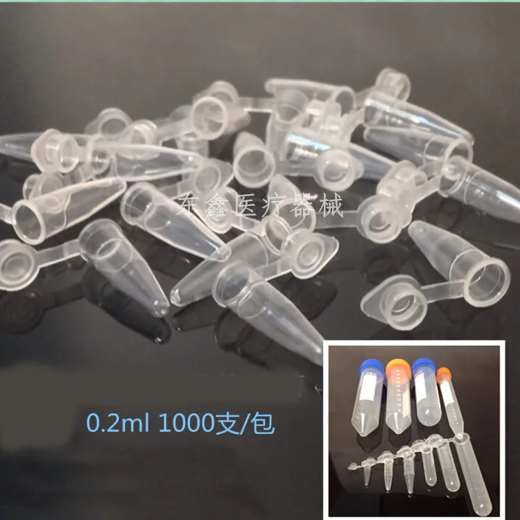 free shipping 1000pcs 0.2ml ep tube flat cap convex cover PCR tube graduated centrifuge tubes laboratory equipment
free shipping 1000pcs 0.2ml ep tube flat cap convex cover PCR tube graduated centrifuge tubes laboratory equipment