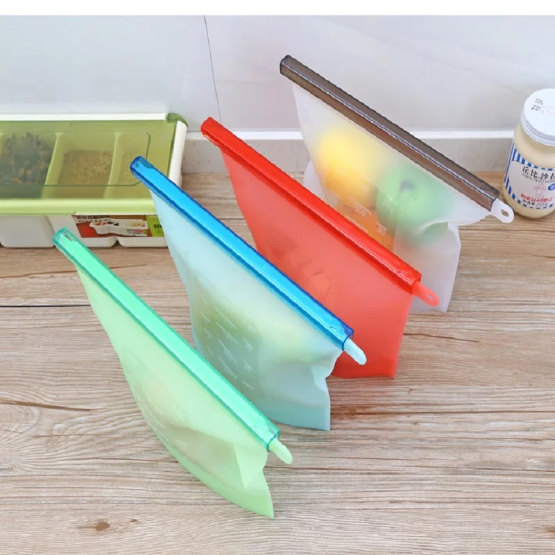 Reusable Vacuum Silicone Food Bag sealing Storage Bag Home Food Grade Silicone Fruit Meat Ziplock Kitchen Storage bag
Reusable Vacuum Silicone Food Bag sealing Storage Bag Home Food Grade Silicone Fruit Meat Ziplock Kitchen Storage bag